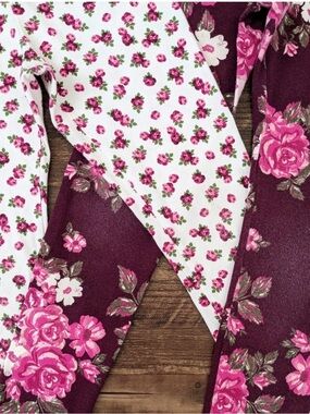 The Childrens Place Pair of Kids Floral Leggings